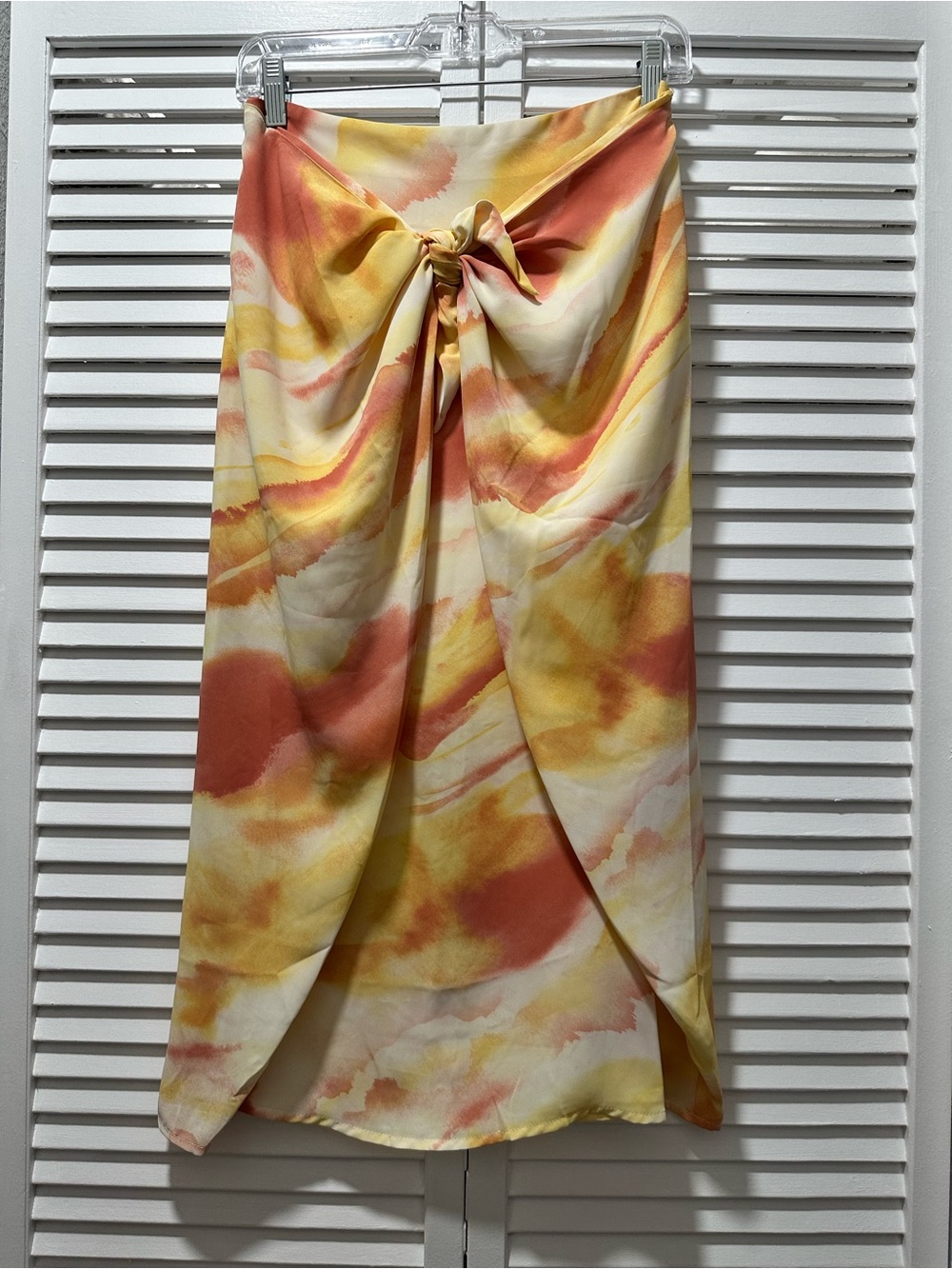 Loveriche TieDye Wrap Midi Skirt